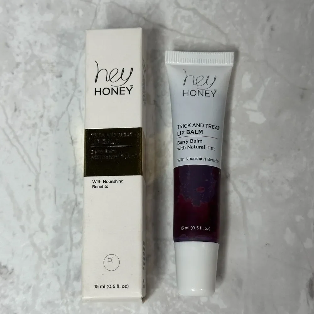 Hey Honey Trick and Treat Lip Balm Berry 15 mL/ 0.5 fl oz New In Box